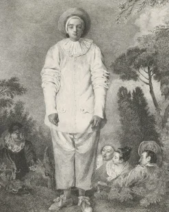 Boutiques de musées Chefs D'Œuvre Des Musées-Estampe Pierrot, dit autrefois Gilles - Jean-Antoine Watteau