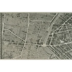 Clearance Boutiques de musées Estampe Plan Turgot - Planche n° 9 - La courtille et partie du faubourg du Temple