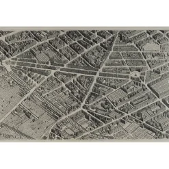 Boutiques de musées Architecture Et Villes-Estampe Plan Turgot - Planche n° 14 - Nouvelle France et Place des Victoires