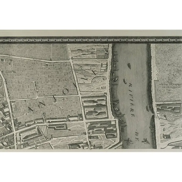 Boutiques de musées Architecture Et Villes-Estampe Plan Turgot - Planche n° 2 - Partie du Faubourg Saint-Antoine