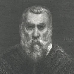 Boutiques de musées Chefs D'Œuvre Des Musées-Estampe Portrait de Giacomo Robusti, dit 