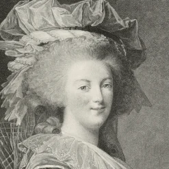 Boutiques de musées Personnages Et Évènements Historiques|Chefs D'Œuvre Des Musées-Estampe Portrait de Marie-Antoinette, en buste - Elisabeth Vigée Le Brun