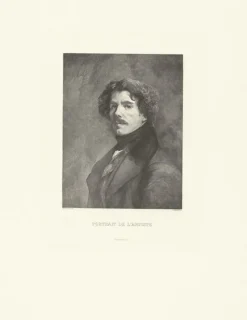 Boutiques de musées Personnages Et Évènements Historiques|Chefs D'Œuvre Des Musées-Estampe Portrait d'Eugène Delacroix