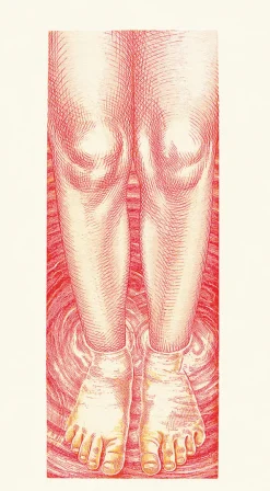 Outlet Boutiques de musées Estampe Portrait en pied - Agathe May 1999