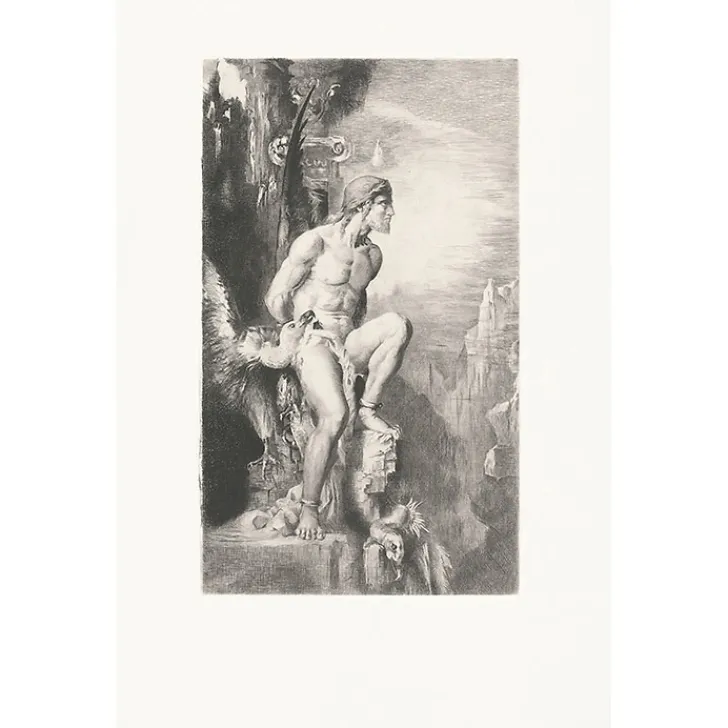 Boutiques de musées Estampe Prométhée - Gustave Moreau