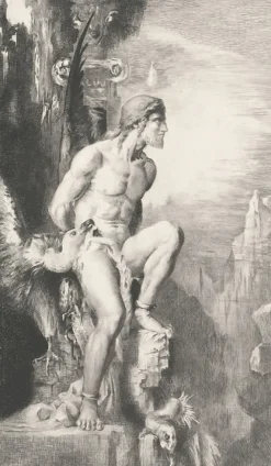 Boutiques de musées Estampe Prométhée - Gustave Moreau