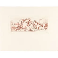 Boutiques de musées Chefs D'Œuvre Des Musées-Estampe Quatre amours avec char et carquois