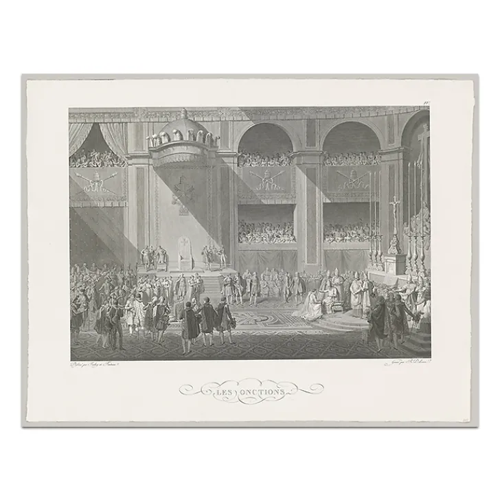 Hot Boutiques de musées Estampe Sacre De Napoléon Les Onctions