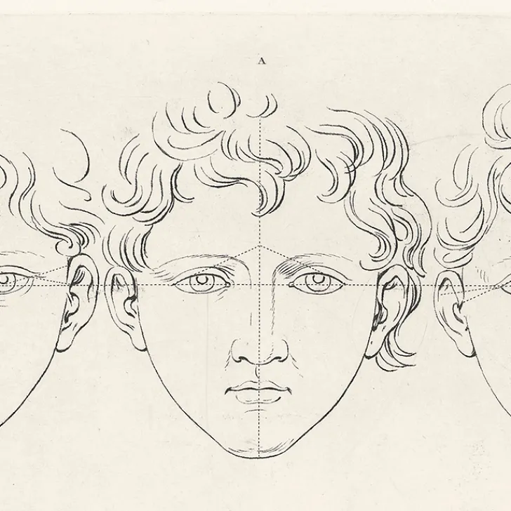 Sale Boutiques de musées Estampe Six têtes de Marc Aurèle jeune