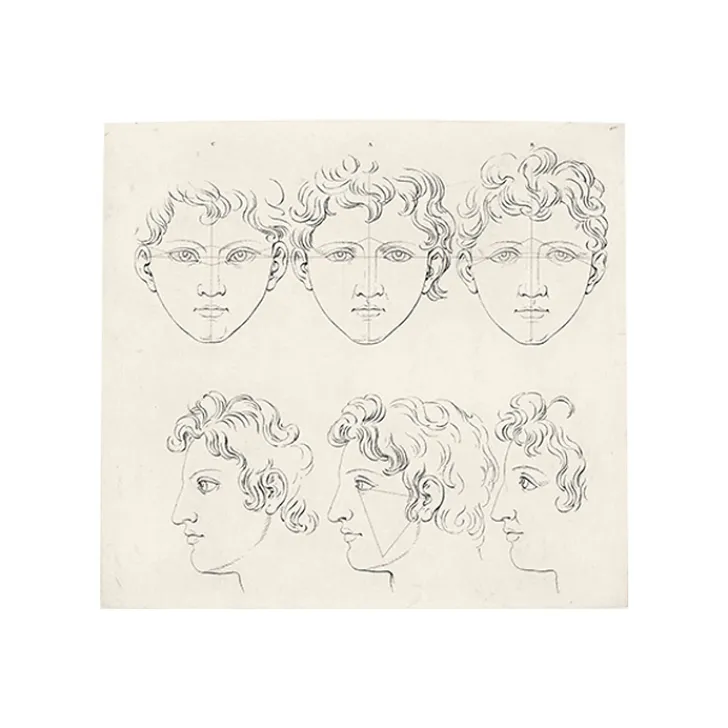 Sale Boutiques de musées Estampe Six têtes de Marc Aurèle jeune