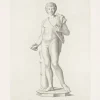Clearance Boutiques de musées Estampe Statue antique d'un gladiateur - Claude Mellan
