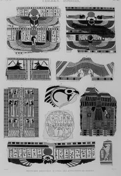Boutiques de musées Description De L'Égypte-Estampe Thèbes (peintures)