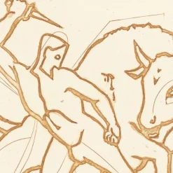 New Boutiques de musées Estampe Thésée et le Minotaure - Roderick Mead