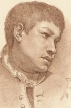 Boutiques de musées Chefs D'Œuvre Des Musées-Estampe Tête de jeune garçon - Carrache