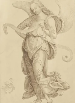 Boutiques de musées Dessins-Estampe Étude d'ange debout - Le Pérugin