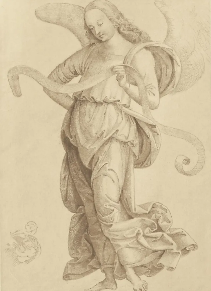Boutiques de musées Dessins-Estampe Étude d'ange debout - Le Pérugin
