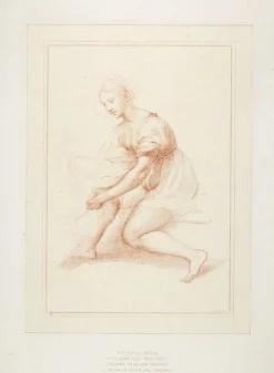 Boutiques de musées Estampe Étude de vierge pour la Sainte famille de François 1er - Raphaël