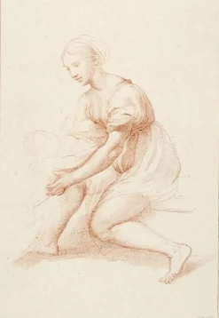 Boutiques de musées Estampe Étude de vierge pour la Sainte famille de François 1er - Raphaël