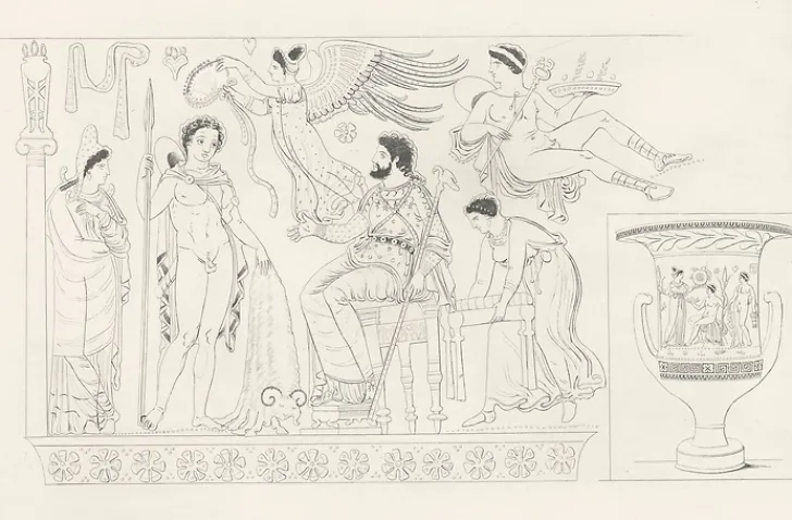 Online Boutiques de musées Estampe Vase de Jason tenant la Toison d'Or