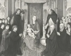 Boutiques de musées Chefs D'Œuvre Des Musées-Estampe Vierge des donateurs - Hans Memling