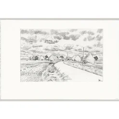 Boutiques de musées Estampe Village aux meules - Louis-Joseph Soulas