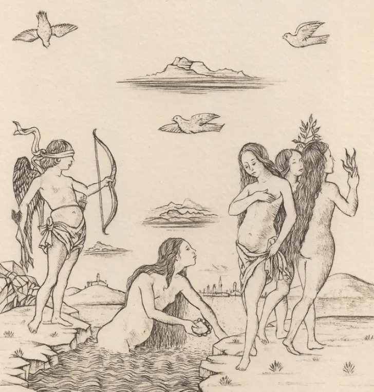 Boutiques de musées Art Moderne-Estampe Vénus, carte 43, Le Tarot de Mantegna - Cécile Reims