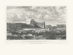 Best Boutiques de musées Estampe Vue de l'ancien Louvre, du côté de la Seine - Zeeman