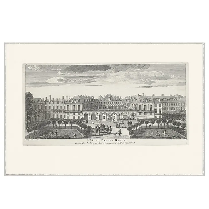 Boutiques de musées Chefs D'Œuvre Des Musées-Estampe vue du Palais-Royal Côté Jardin