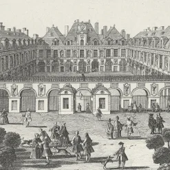 Boutiques de musées Chefs D'Œuvre Des Musées-Estampe vue du Palais-Royal Côté Jardin