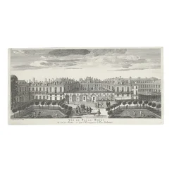 Boutiques de musées Chefs D'Œuvre Des Musées-Estampe vue du Palais-Royal Côté Jardin