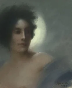 Boutiques de musées Panneaux Aluminium|Affiches D'Art-Etude de femme, ou l'Eclipse, ou Femme au croissant (panneaux aluminium)