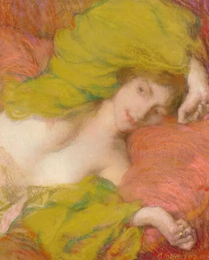 Outlet Boutiques de musées Farniente ou Etude de femme drapée les mains levées (panneaux acryliques)