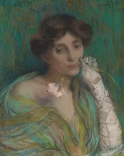 Boutiques de musées Panneaux Aluminium|Panneaux Acryliques-Femme à l'oeillet (panneaux aluminium)