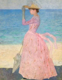 Sale Boutiques de musées Femme à l'ombrelle (affiches d'art encadrées)