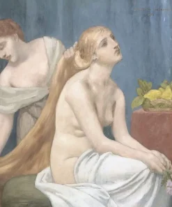 Boutiques de musées Toiles Sur Châssis|Panneaux Aluminium-Femme à sa toilette ou La toilette (toiles sur châssis)