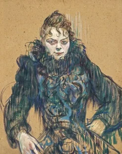 Best Boutiques de musées Femme au boa noir (détail), 1892 (panneaux aluminium)