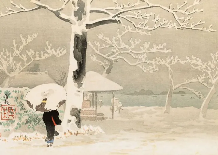 Best Boutiques de musées Femme de dos dans un paysage de neige, 1847-1915 (toiles encadrées)