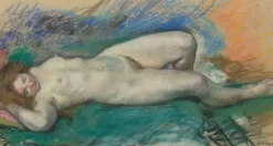 Boutiques de musées Panneaux Aluminium|Panneaux Acryliques-Femme nue couchée (panneaux aluminium)