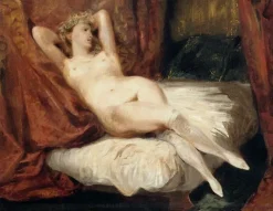 Boutiques de musées Toiles Encadrées|Toiles Sur Châssis-Femme nue, couchée sur un divan, dit aussi La Femme aux bas blancs (toiles encadrées)