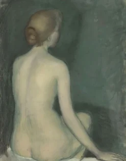 Boutiques de musées Affiches D'Art-Femme nue, vue de dos, tournée vers la droite (affiches d'art)