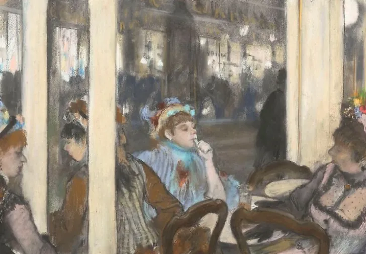 Clearance Boutiques de musées Femmes à la terrasse d'un café (toiles encadrées)