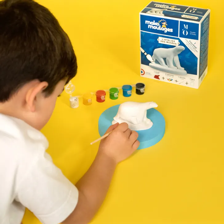 New Boutiques de musées Figurine à mouler et à décorer L'Ours blanc - Mako Moulages