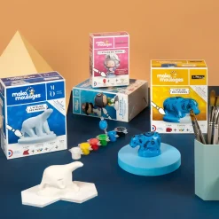 New Boutiques de musées Figurine à mouler et à décorer L'Ours blanc - Mako Moulages