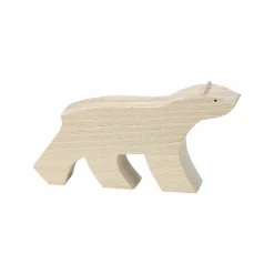 Boutiques de musées Jouets-Figurine en bois François Pompon - Ours blanc, Pompon Toys