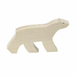 Boutiques de musées Jouets-Figurine en bois François Pompon - Ours blanc, Pompon Toys