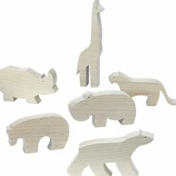 Boutiques de musées Jouets-Figurine en bois François Pompon - Ours blanc, Pompon Toys