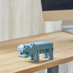 Boutiques de musées Jeux-Figurine en bois Hippopotame - Morphits by Yoshiaki Ito