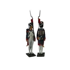 Outlet Boutiques de musées Figurine en métal Grenadier de la Garde au fixe