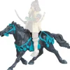Online Boutiques de musées Figurine Le cheval noir au harnachement bleu