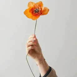 Boutiques de musées Design|Art De La Maison-Fleur en papier Coquelicot - Orange